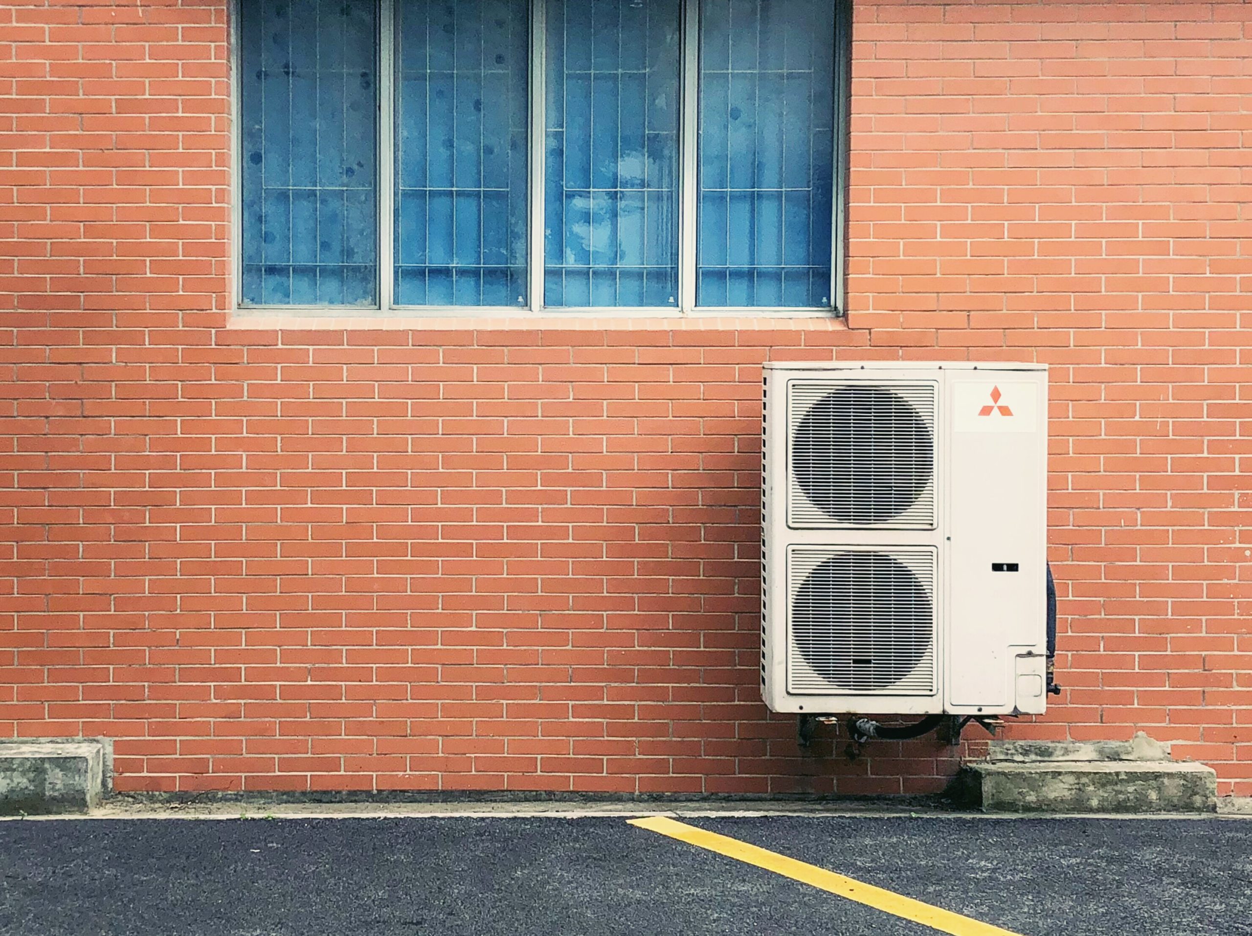 Air Conditioning unit outside a building