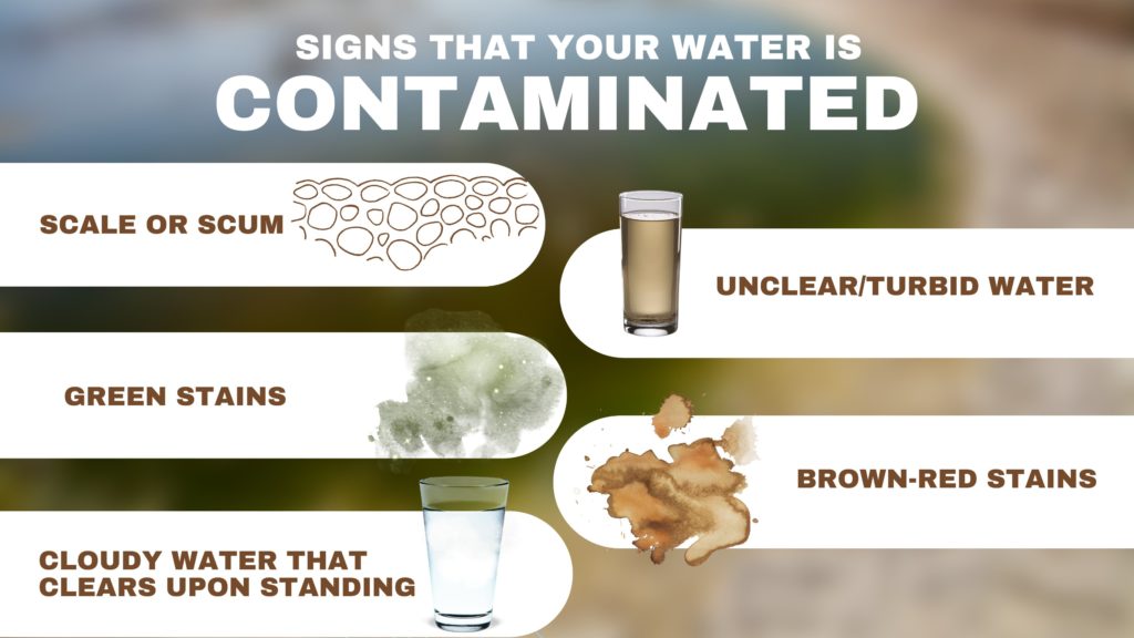 signs home water is contaminated 