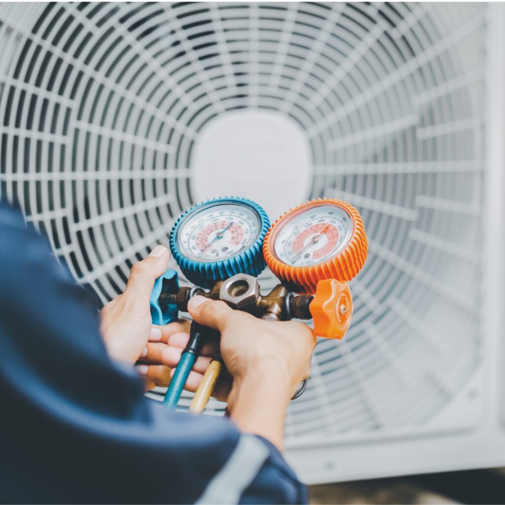 HVAC being tested for failure